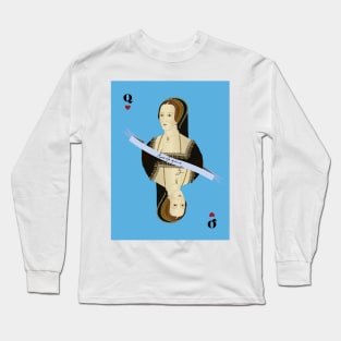 Anne Boleyn card Long Sleeve T-Shirt